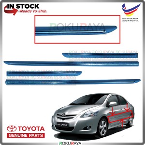 [BLUE METALLIC] Toyota Vios NCP93 Dugong Original Side Door Moulding Garnish Body Lining Panel Car Accessories Parts