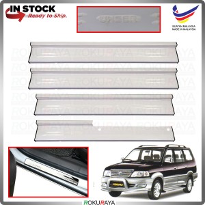 [BESI] Toyota Unser Stainless Steel Chrome Side Sill Kicking Plate Garnish Moulding Cover Trim Car Accessories