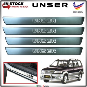 [BESI] Toyota Unser Stainless Steel Chrome Side Sill Kicking Plate Garnish Moulding Cover Trim Car Accessories