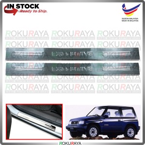 [BESI] Suzuki Vitara 2Door 1988-1998 Stainless Steel Chrome Side Sill Kicking Plate Garnish Moulding Cover Trim Car