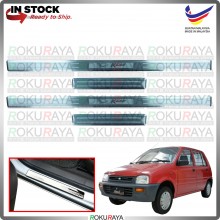[BESI] Daihatsu Kcar Kancil Kelisa Kenari Stainless Steel Chrome Side Sill Kicking Plate Garnish Moulding Cover Trim Car