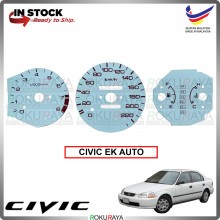 [AUTO] Honda Civic EK SO3 SO4 MUGEN White Meter Panel Garnish Decoration Cover Car Accessories Parts