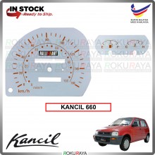 [BESI] Perodua Kancil 660 RALLIART ORANGE Manual Auto Meter Panel Garnish Decoration Cover Car Accessories Local Parts