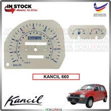 [BESI] Perodua Kancil 660 SPARCO BLUE Manual Auto Meter Panel Garnish Decoration Cover Car Accessories Local Parts