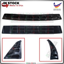 [Universal 100cm x 13cm] Proton Perodua Honda Toyota Nissan Mazda Vortex Generator Shark Fin Roof Diffuser Diffusor Car