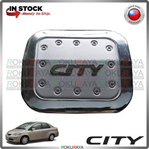 [CHROME] Honda City SEL Wellstar ABS Plastic Fuel Gas Tank Cap Garnish Moulding Cover Trim Car Accessories Parts