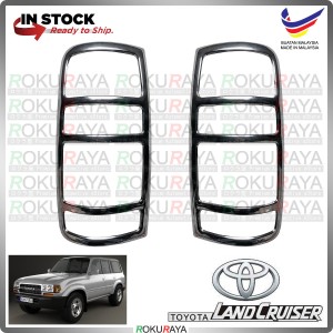 [CHROME] Toyota Land Cruiser J80 WELLSTAR ABS Plastic Rear Tail Lamp Garnish Moulding Cover Trim Car Accessories Parts
