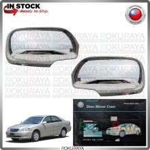 [CHROME] Toyota Camry ACV30 WELLSTAR ABS Plastic Door Side Mirror Garnish Moulding Cover Trim Car