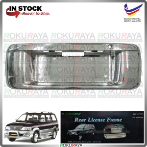 [CHROME] Toyota Unser (All Model) JDM ABS Plastic Rear Bonnet Number Plate Holder Frame Garnish Moulding Cover Trim Car