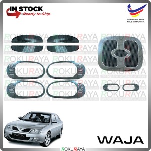 [CHROME] Proton Waja Side Signal Door Inner Outer Handle Fuel Cap Garnish Moulding Cover Car Accessories