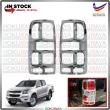 [CHROME] Chevrolet Colorado WELLSTAR ABS Plastic Rear Tail Lamp Garnish Moulding Cover Trim Car Accessories Parts