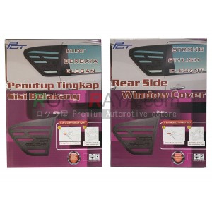 Perodua Myvi VVT ( 3rd Gen ) 2018 Rear Triangle Side Window Mirror Cover ( Middle 2 Piece )