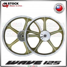 GTO 588 [1.4/1.6 x 17] Honda Wave 125R 125X 125S 5 Spoke Enkei Racing Forged CNC Sport Rim Motor Cycle Bike
