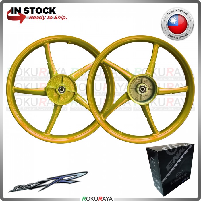 SP 522 [1.4/1.6 x 17] Yamaha Y125 Z ZR 5 Spoke Enkei Racing CNC Sport Rim Motor Cycle Bike