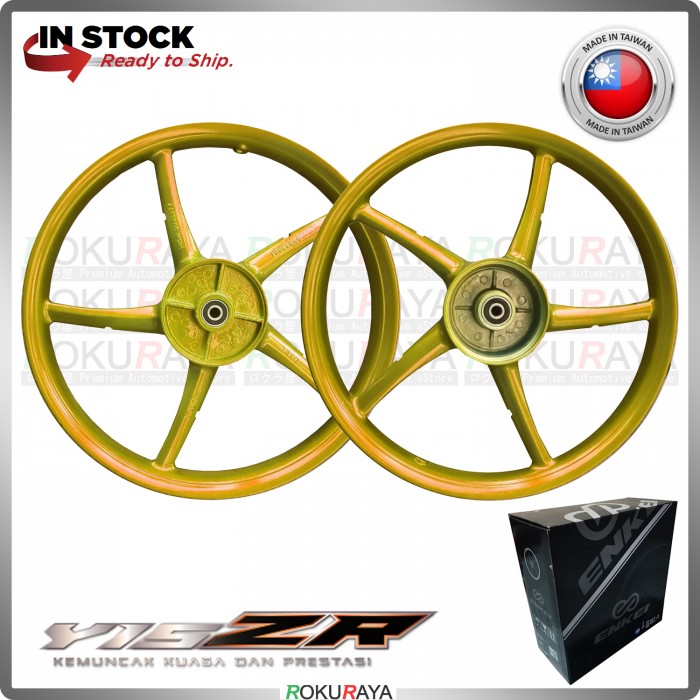 SP 522 [1.4/1.6 x 17] Yamaha Ysuku Y15 Y15ZR Y16 5 Spoke Enkei Racing ...