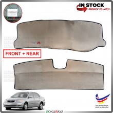 [BEIGE] Toyota Altis Old Front Rear Type R Dashboard Cover Leather PU PVC Car Accessories Local Parts