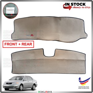[BEIGE] Toyota Altis Old Front Rear Type R Dashboard Cover Leather PU PVC Car Accessories Local Parts