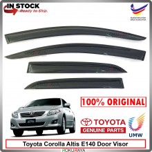 [ORIGINAL UMW TOYOTA] Toyota Corolla Altis E140 2006-2013 Door Rain Visor Air Press Wind Deflector 