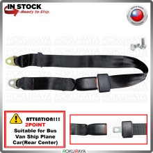 [2 Point] Car Van Bus Ship Plane Universal Adjustable Auto Safety Seat Lap Belt Set Seat Belt Accessories Parts