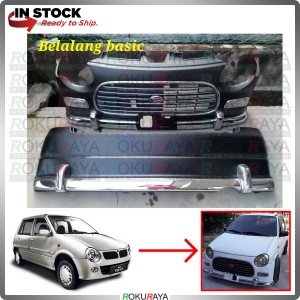 Perodua Kancil New Mata Bulat Kacuk Daihatsu Gino Minilite FRONT & REAR Bumper Polypropylene PP Plastic Parts