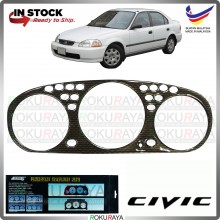 [CARBON KEVLAR] Honda EK SO4 TYPE R SPOON MUGEN Manual Automatic Meter Panel Garnish Decoration Cover Car Accessories