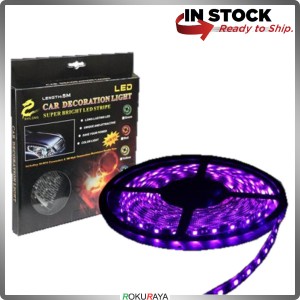 [PURPLE] 1210 SMD LED Flexible Strip Tape 300 LED Lights 5meter 60led/meter led strip stripe DC 12V Car Accessories