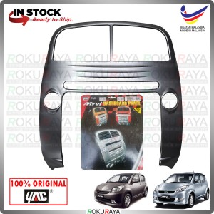 [SILVER] Perodua Myvi Old Dashboard Panel Radio Kit Plastic ABS Cover Garnish Trim Car Accessories Parts
