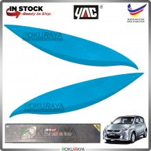 [B57 CARRIBEAN BLUE] Perodua Myvi Old Custom Fit ABS Plastic Car Head Lamp Eye Lid Brow Cover Car Accessories Local