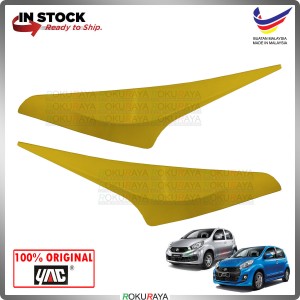 [T30 COSMIC GOLD] Perodua Myvi ICON ABS Plastic Car Head Lamp Eye Lid Brow Cover Original Car Accessories Parts