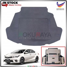 [GREY CARPET] Toyota Altis E160 E170 (11th Gen) 2014-2018 15mm Rear Bonnet Spare Tyre Tire Tayar Cover Back Papan