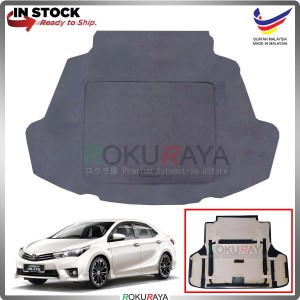 [GREY CARPET] Toyota Altis E160 E170 (11th Gen) 2014-2018 15mm Rear Bonnet Spare Tyre Tire Tayar Cover Back Papan