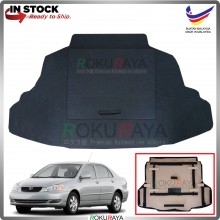 [GREY CARPET] Toyota Corolla Altis (9th Gen) 2001-2007 15mm Rear Bonnet Spare Tyre Tire Tayar Cover Back Papan