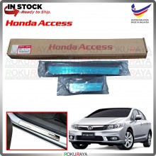 [ORIGINAL HONDA ACCESS] Honda Civic FB 2012 Stainless Steel Chrome Side Sill Kicking Plate Garnish Moulding Cover Trim