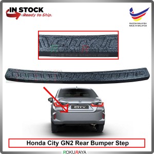 Honda City GN2 2020 Original ABS Car Rear Bumper Step Scratch Guard Shield Garnish Protector Padding Car Accessories