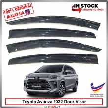 [BIG 11CM WIDTH] Toyota Avanza 2022 New Original AG Rain Door Visor Air Press Wind Deflector Car Accessories Local