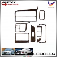 [WALNUT WOOD] Toyota Corolla AE101 AE111 Old Dashboard Panel Radio Kit Sticker Epoxy Cover Garnish Trim Car Accessories