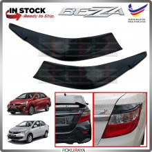 [BLACK] Perodua Bezza ABS Plastic Rear Tail Lamp Garnish Moulding Cover Trim Car Accessories Parts