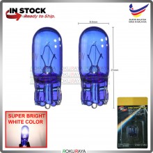 [SUN SHINE] 2PCS T10 W5W 501 1181 194 Super White Natural Blue Glass 12V5W W2. 1x9. 5d Signal Lamp Single Filament Car