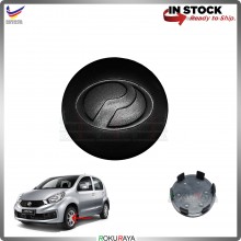 [209 EBONY BLACK] Perodua Myvi 2018 Sport Rim Center Wheel Cap Cover Ornament Car Accessories Local Parts