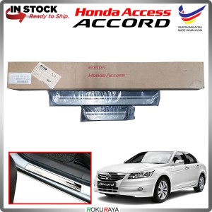 [ORIGINAL HONDA ACCESS] 08E12-T0A-710 Accord Stainless Steel Chrome Side Sill Kicking Plate Garnish Moulding Cover Trim