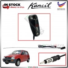 Perodua Kancil Old New Bulat Petak Original Radio Antenna FM AM Stereo Side Aerial Black Retractable Car Accessories