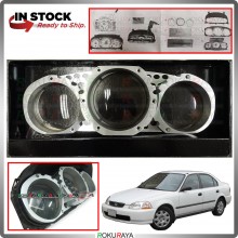 [ALUMINIUM] Honda EK SO3 SO4 TYPE R SPOON MUGEN Manual Automatic Meter Panel Garnish Decoration Cover Car Accessories