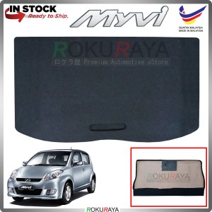 [GREY CARPET] Perodua Myvi Old Lagi Best Icon (1st Gen 2nd Gen) Rear Bonnet Spare Tyre Tire Tayar Cover Hard Board Papan