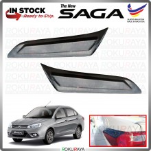 [BLACK] Proton Saga VVT MC1 MC2 ABS Plastic Rear Tail Lamp Garnish Moulding Cover Trim Car Accessories Parts