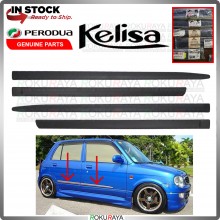 [4in1] Perodua Kelisa Old 2001 Genuine Side Door Moulding Molding Garnish Body Lining Panel Car Accessories