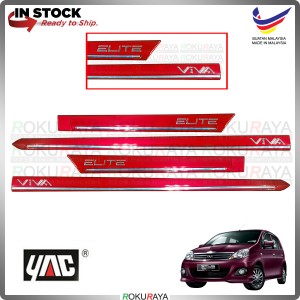 [R57 PASSION RED] Perodua Viva ELITE Original Side Door Moulding Garnish Body Lining Panel Car Accessories