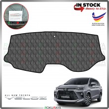 [RED LINE] Toyota Avanza Veloz 3rd Gen Front Dashboard Cover Black Leather PU PVC Car Accessories Local Parts