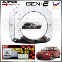 [YAC CHROME] Proton Gen2 Gen.2 Persona Old ABS Plastic Fuel Gas Tank Cap Garnish Moulding Cover Trim Car Acc