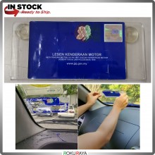 [17cm x 7.5cm] CLEARANCE Road Tax RFID Malaysia Puspakom Acrylic Board Pemegang Holder Suction Cup Clean