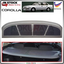 Toyota Corolla AE90 Series Custom Fit Grey PVC Leather Rear Top Speaker Board 15mm Thick Car Accessories Audio Parts